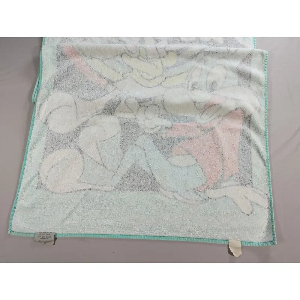 Vintage Tiny Toon Adventures Towel Looney Tunes 90s All Cotton Franco RARE